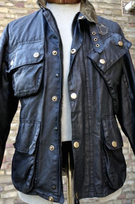 barbour biker style jacket