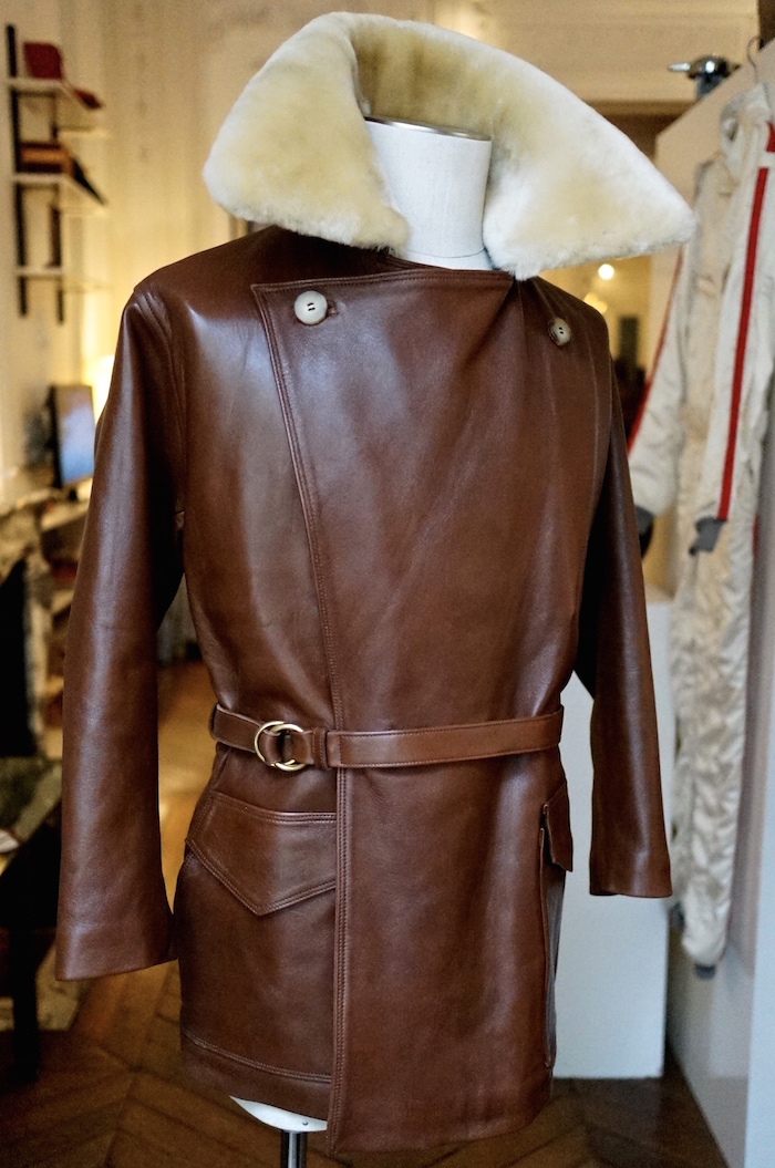 Vintage 70s Genuine Rabbit Fur/Leather Bomber Jacket 