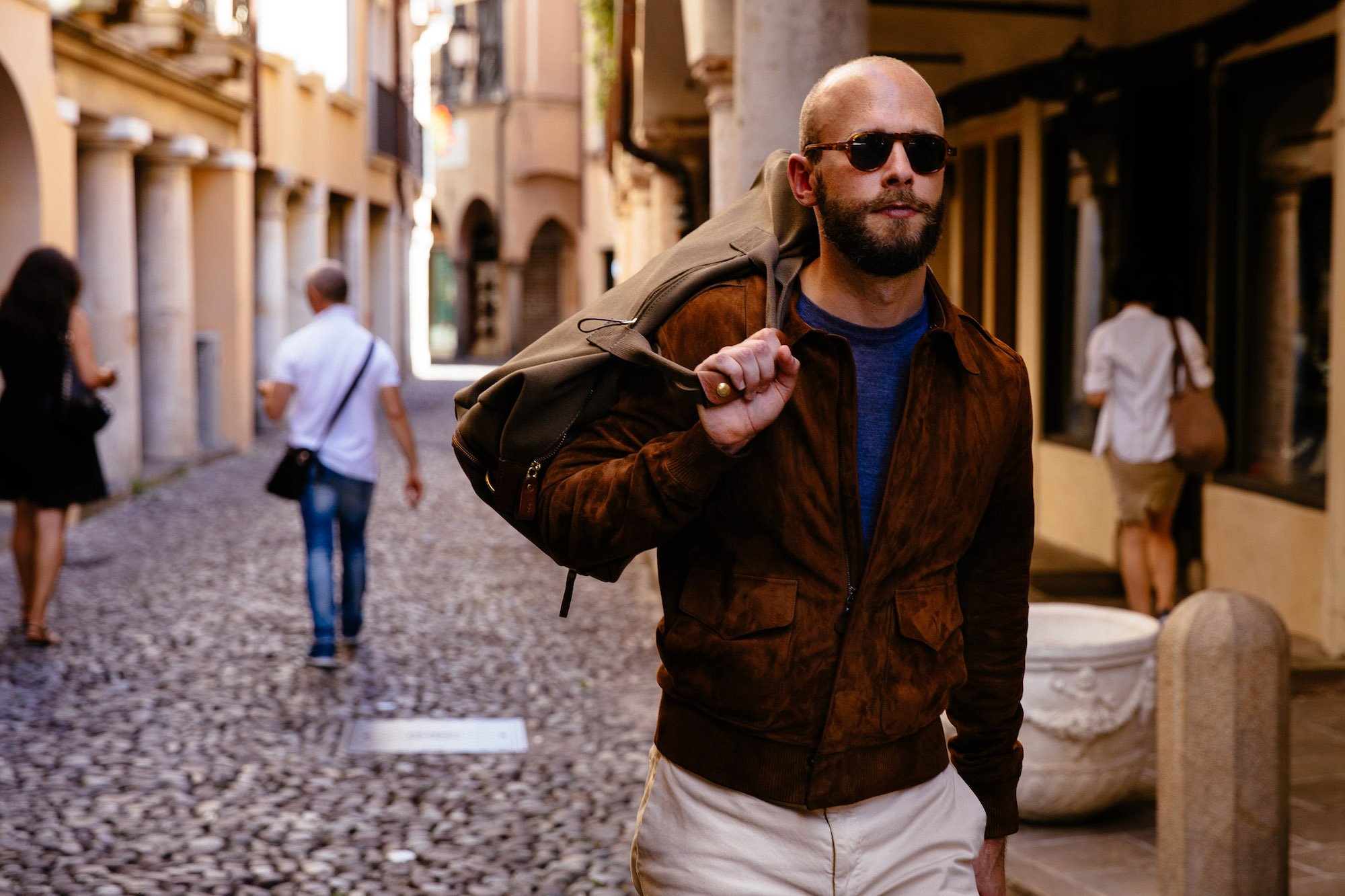 The suede blouson for travel – Permanent Style