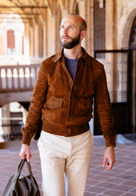 Trucker jacket Moro – Men's designer luxury outerware made in Italy -  Valstar