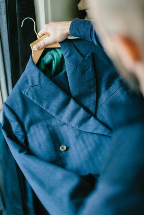 Statement Men's 3 Piece 100% Wool Cashmere Suit - Sleek Windowpane