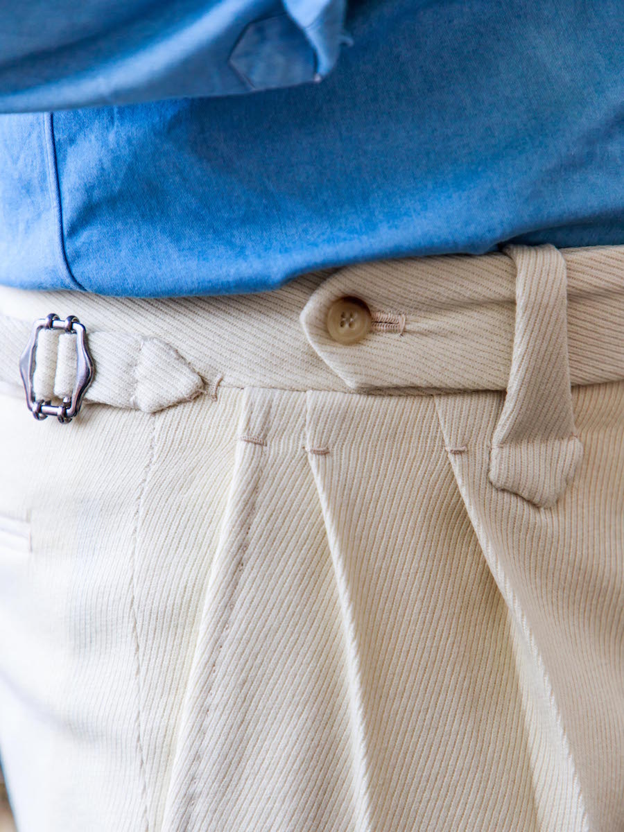 Salvatore Ambrosi bespoke trousers – in London – Permanent Style