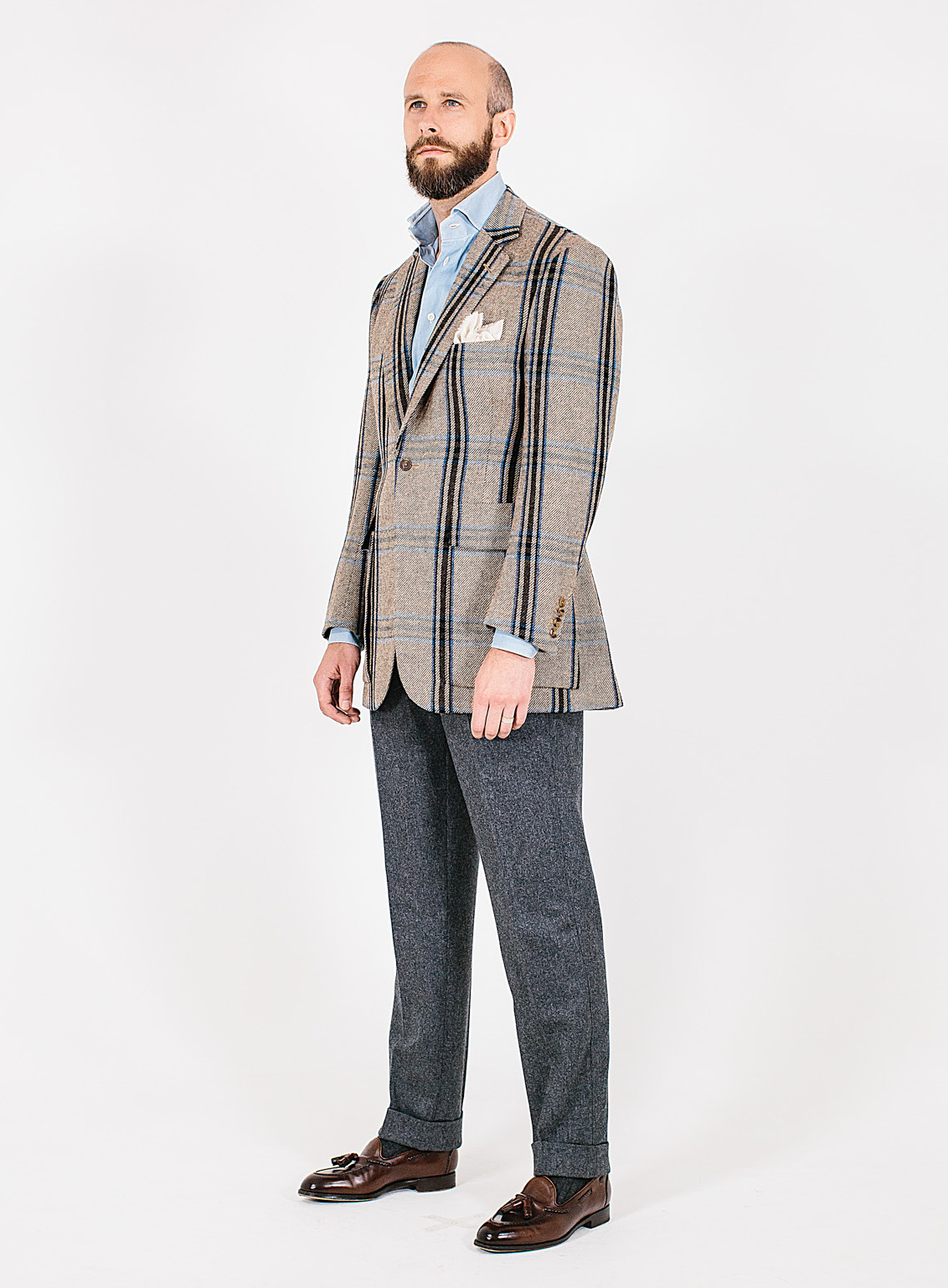 tweed Style jacket: – Huntsman breakdown Style Permanent
