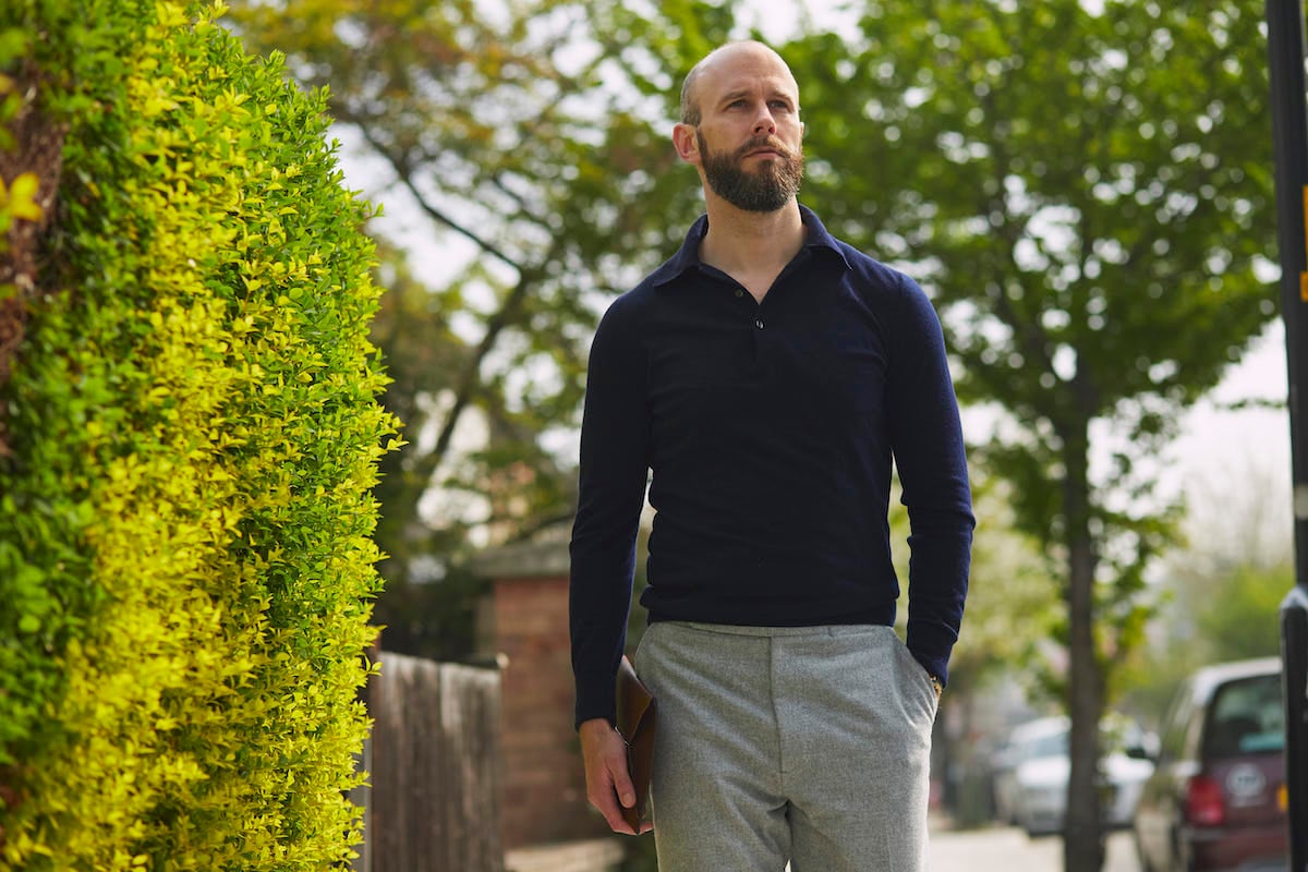 Re-introducing, the Dartmoor polo-collar sweater! – Permanent Style