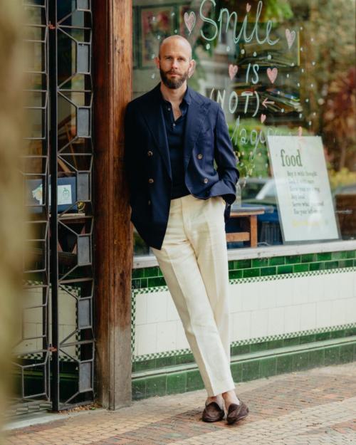 shoes to wear with cream chinos