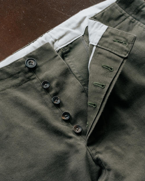 RRL Cotton Twill Officer's Chino - Stone, Casual Pants