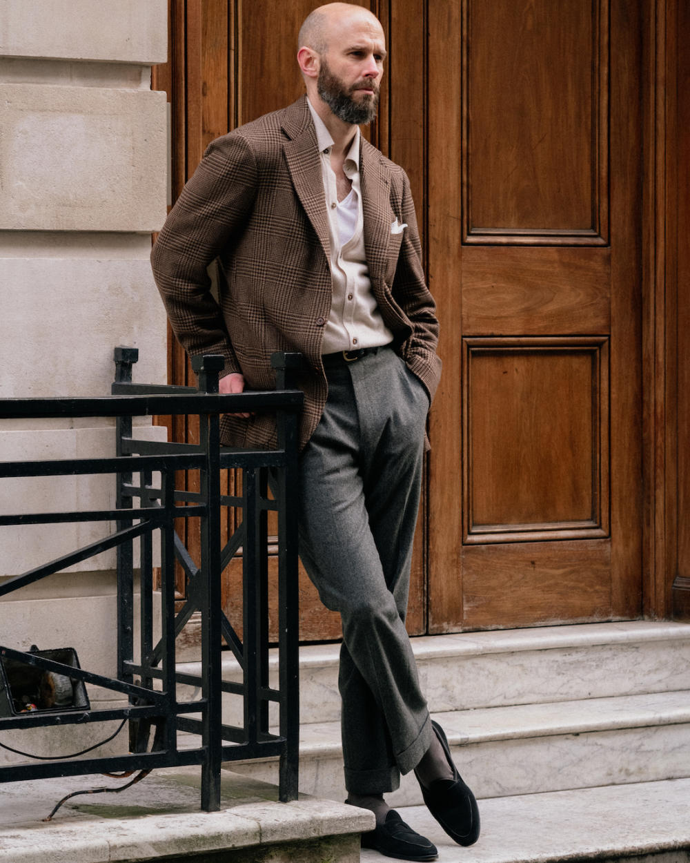 A collared cardigan under a jacket: Ciardi and Colhay’s – Permanent Style